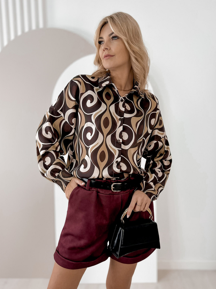 KOSZULA HORACE BRĄZOWA