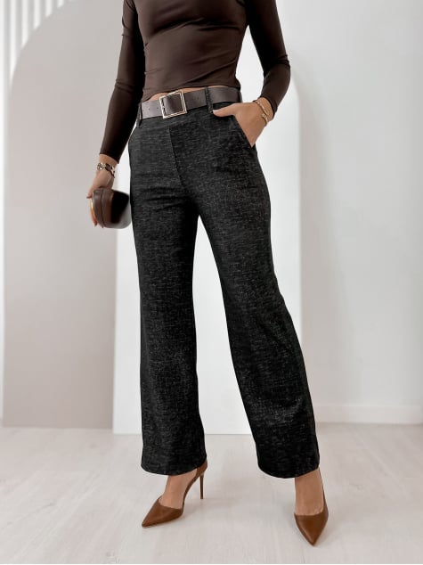 SPODNIE COLLINS GRAFITOWE