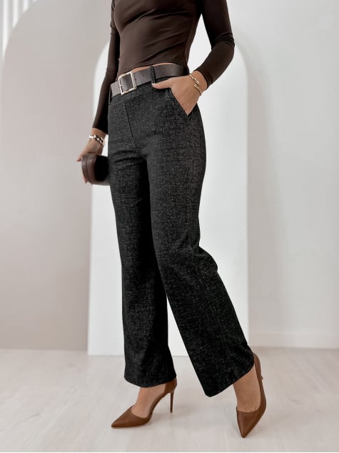 SPODNIE COLLINS GRAFITOWE