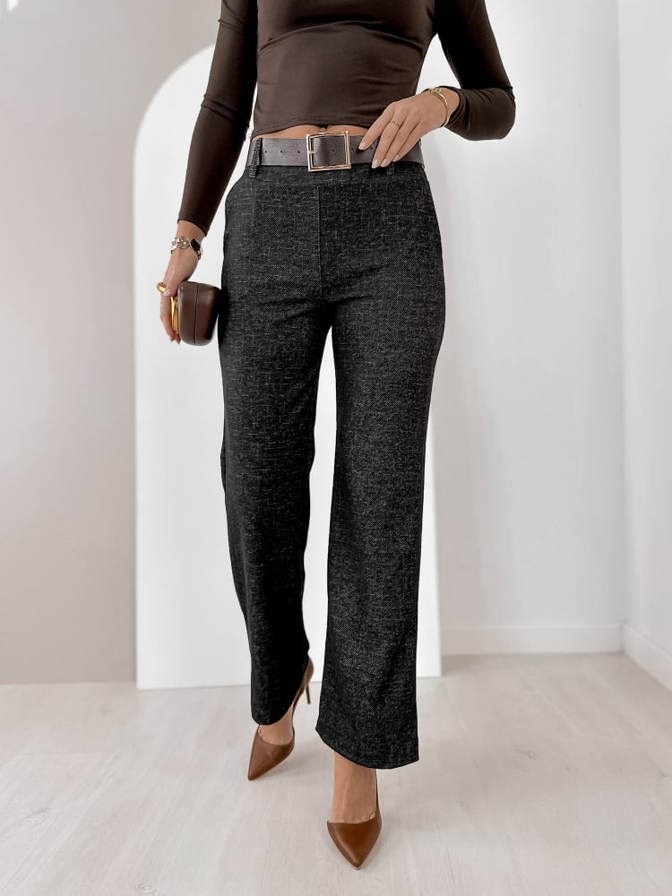 SPODNIE COLLINS GRAFITOWE