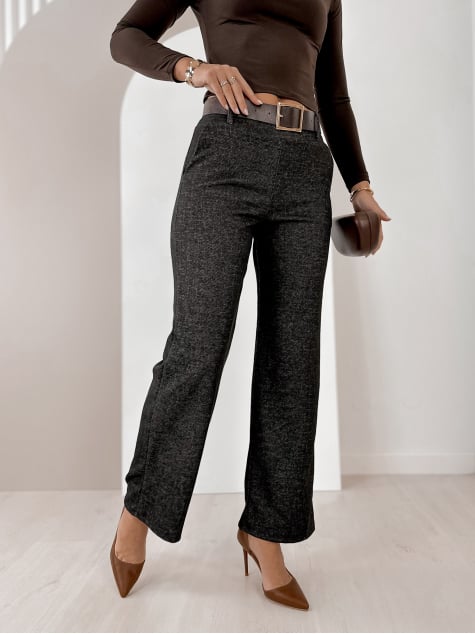 SPODNIE COLLINS GRAFITOWE