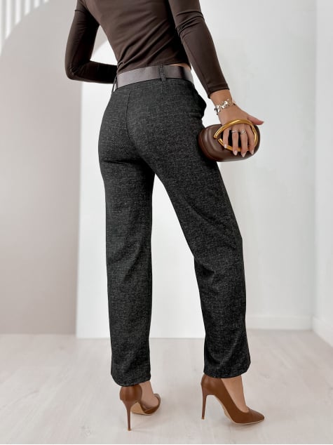 SPODNIE COLLINS GRAFITOWE