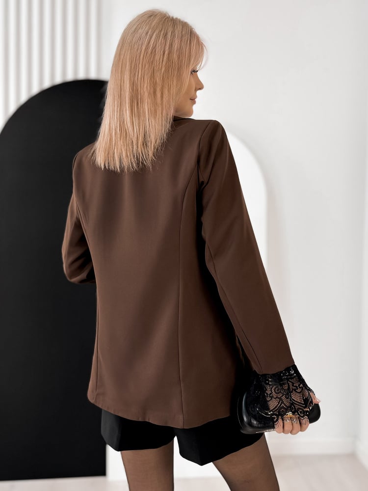 ŻAKIET LAWNEY BRĄZOWY