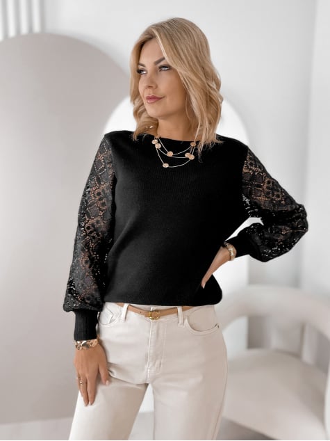 SWETER MARACOT CZARNY