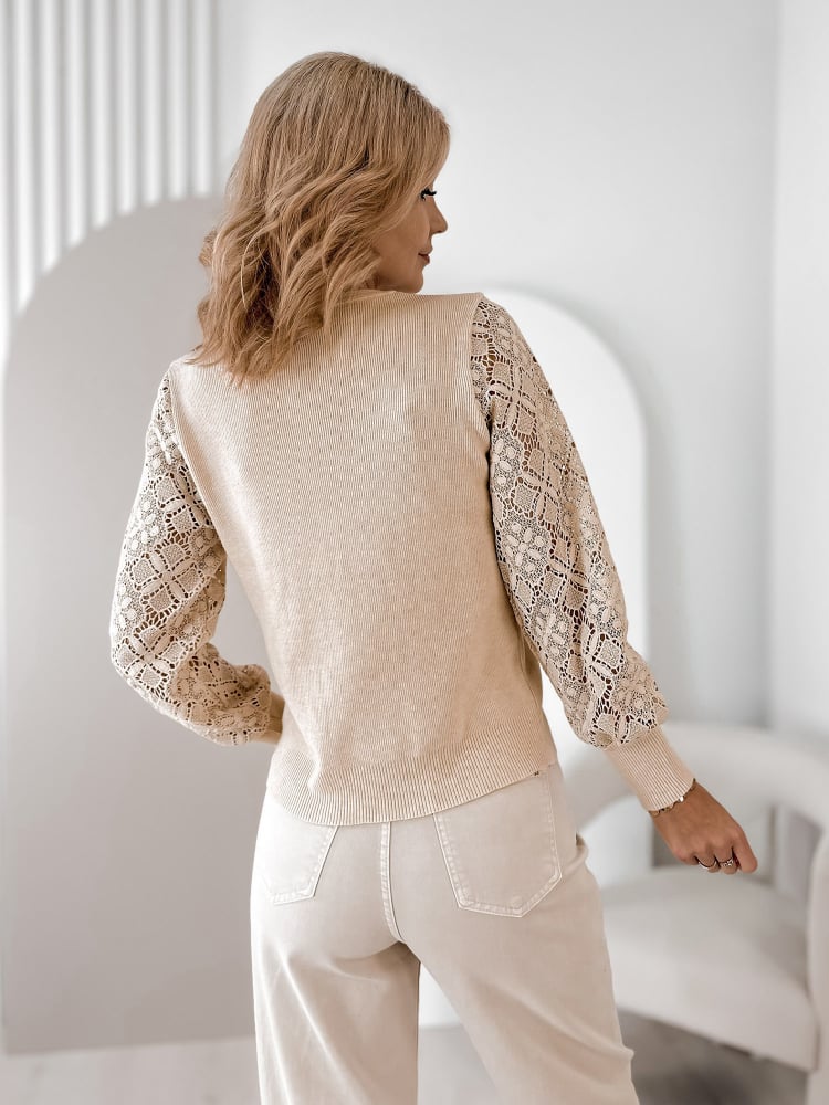 SWETER MARACOT BEŻOWY