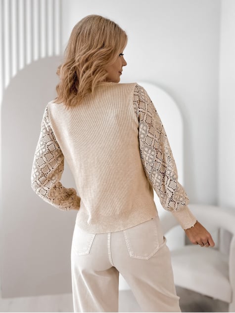 SWETER MARACOT BEŻOWY