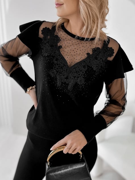 BLUZKA MALONE CZARNA