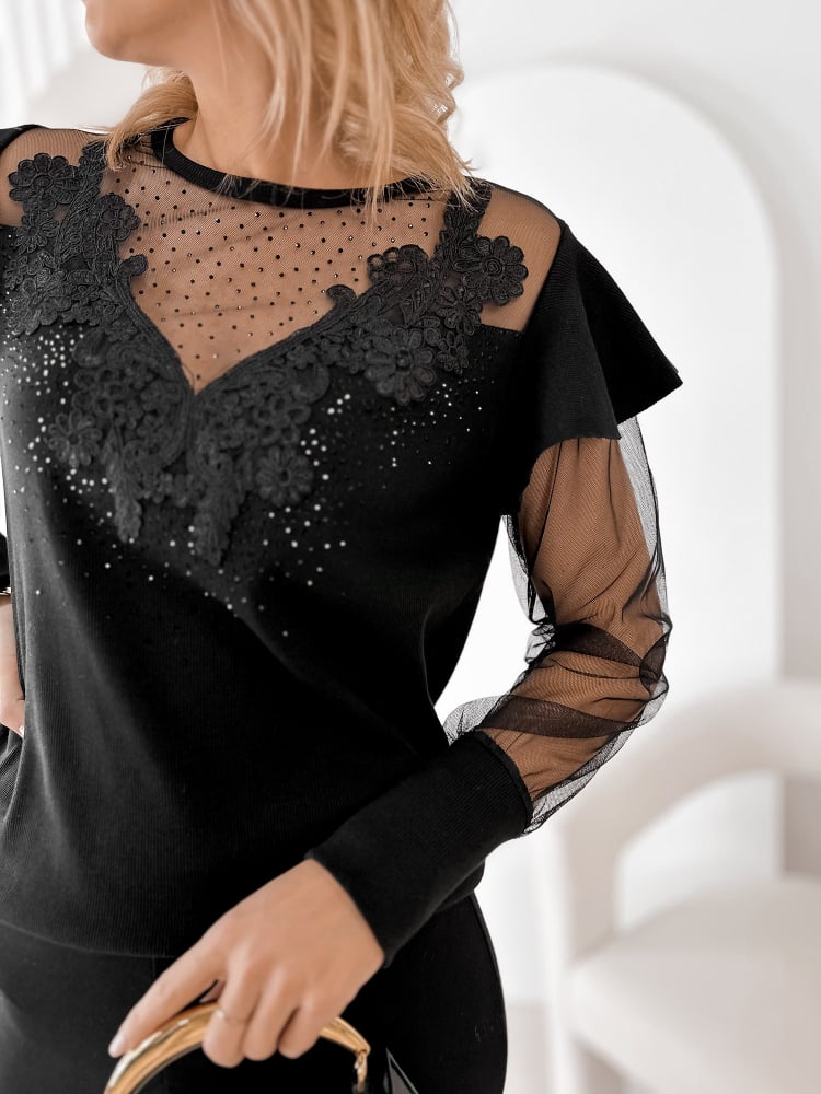 BLUZKA MALONE CZARNA