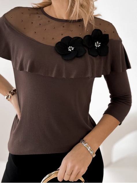 BLUZKA NORWOOD BRĄZOWA