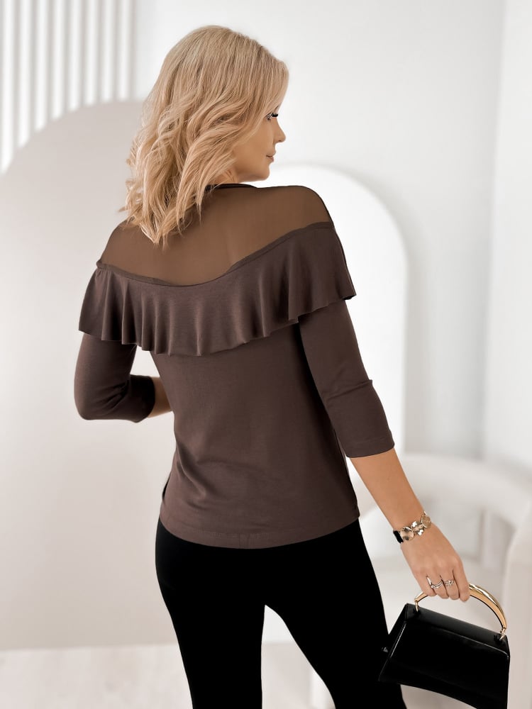 BLUZKA NORWOOD BRĄZOWA