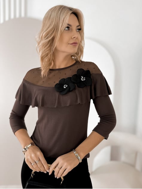 BLUZKA NORWOOD BRĄZOWA