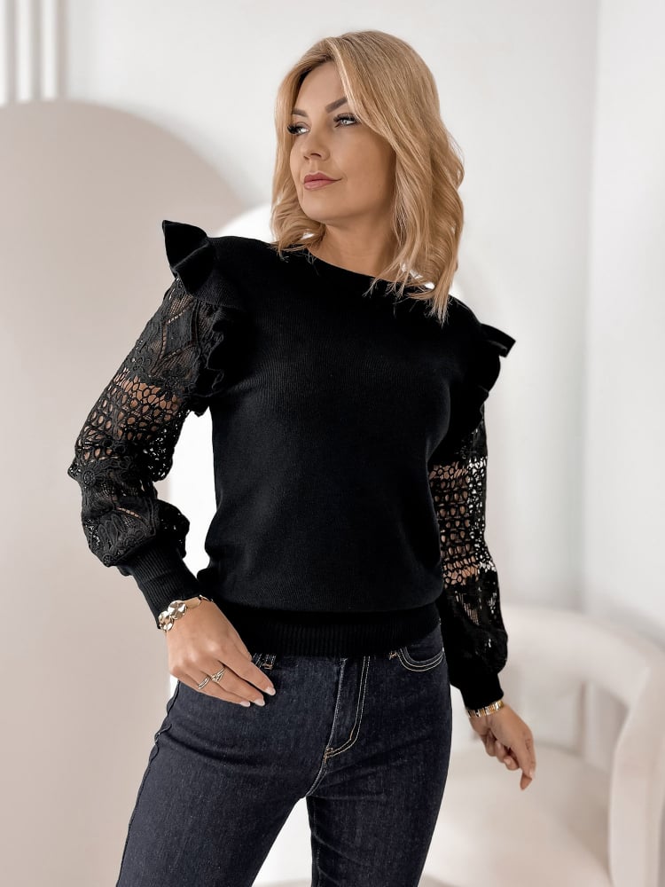 SWETER BIRLEY CZARNY