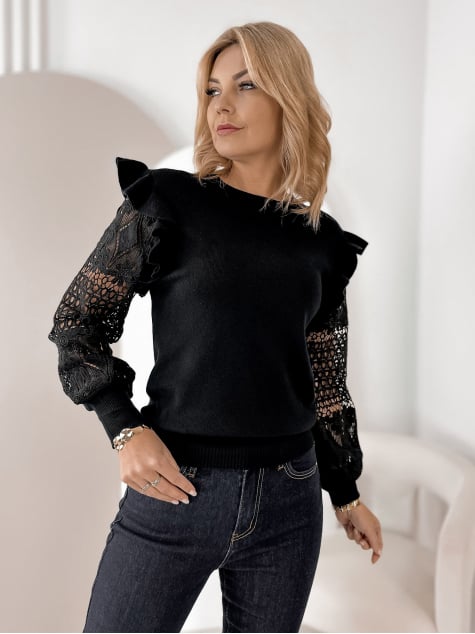 SWETER BIRLEY CZARNY