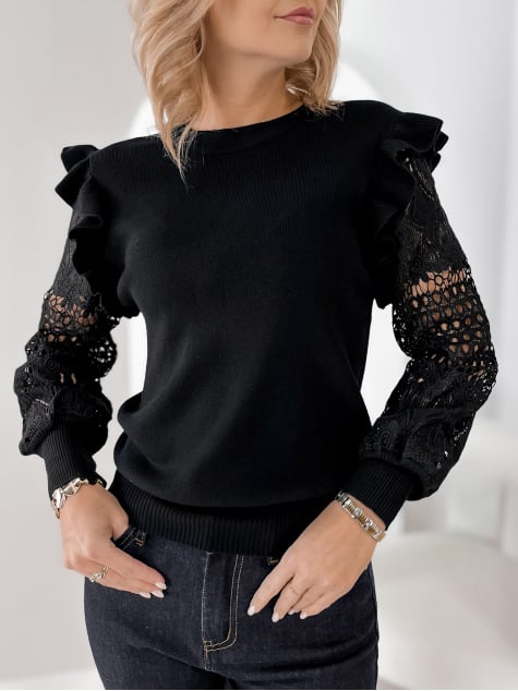 SWETER BIRLEY CZARNY