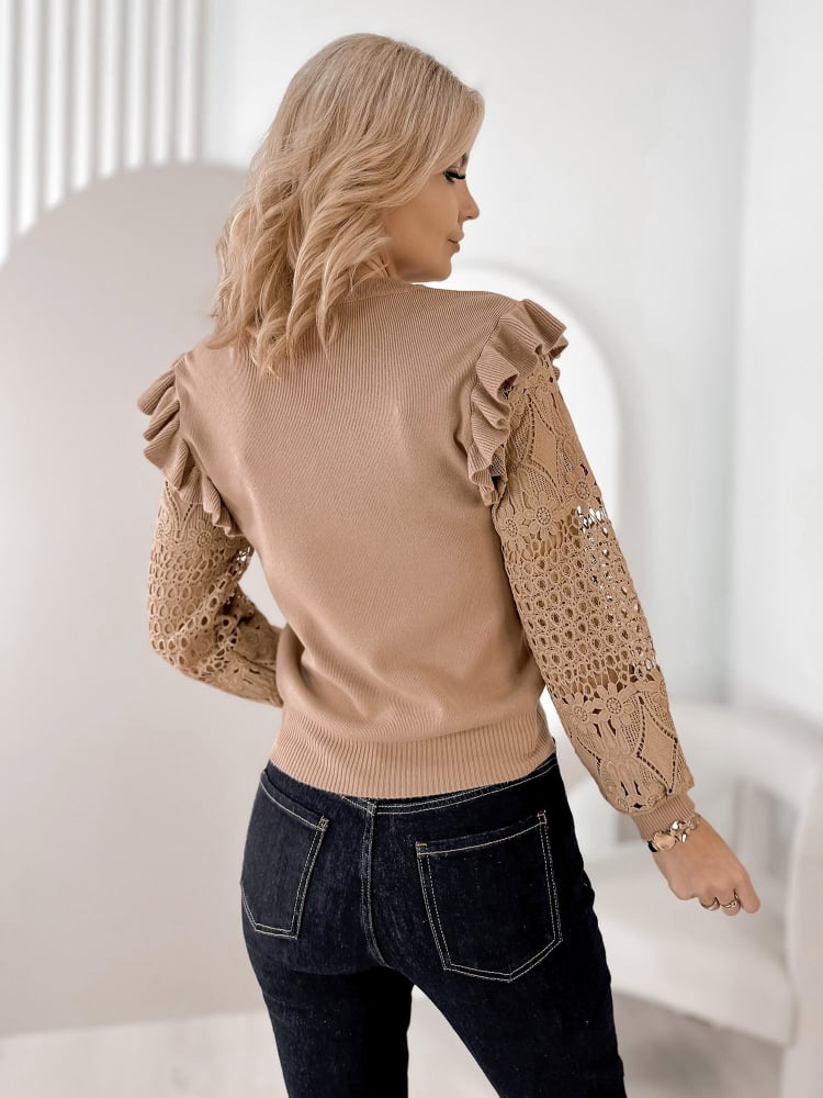 SWETER BIRLEY KARMELOWY