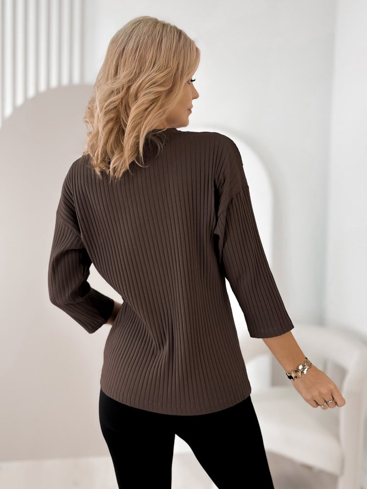 BLUZKA ROXTON BRĄZOWA