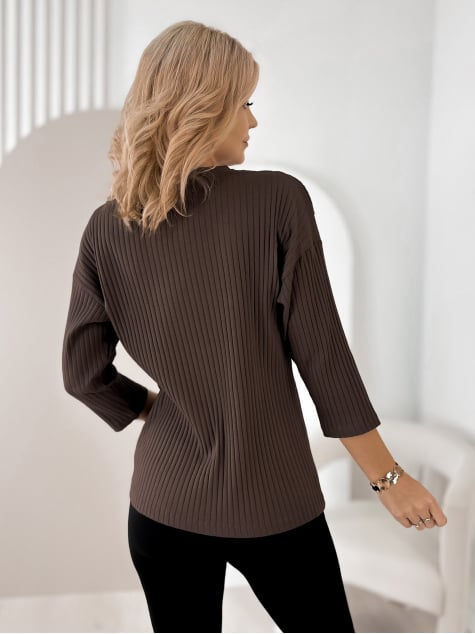 BLUZKA ROXTON BRĄZOWA