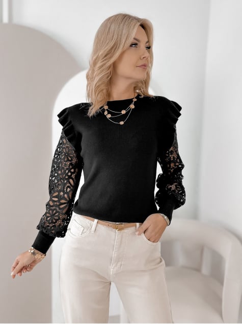 SWETER GERARD CZARNY