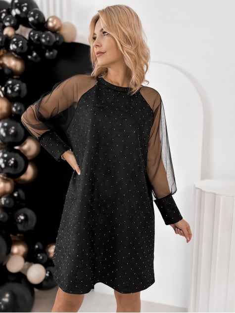 SUKIENKA BRUNE CZARNA