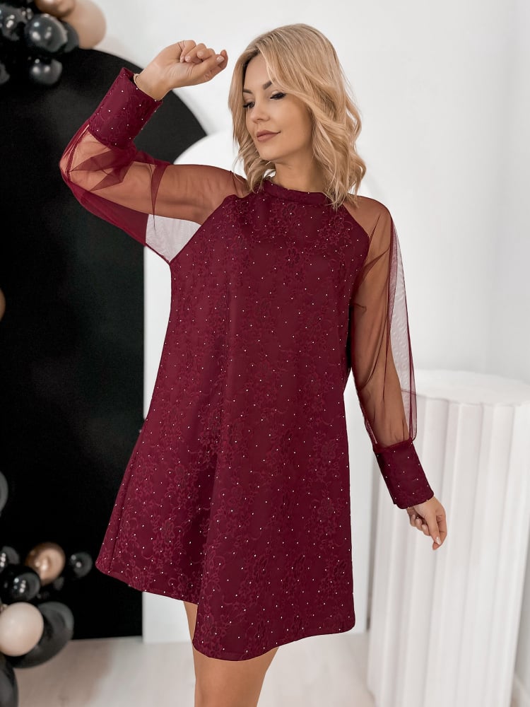 SUKIENKA BRUNE BORDOWA