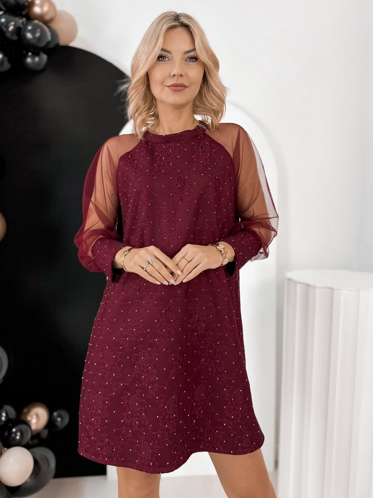 SUKIENKA BRUNE BORDOWA