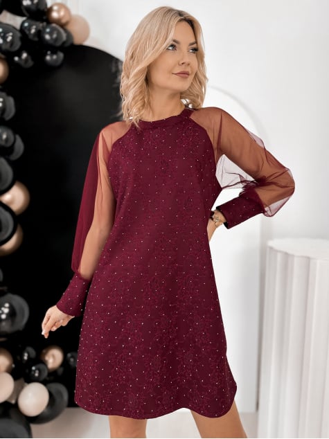 SUKIENKA BRUNE BORDOWA