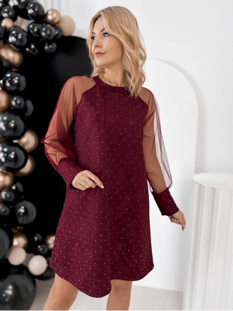 SUKIENKA BRUNE BORDOWA