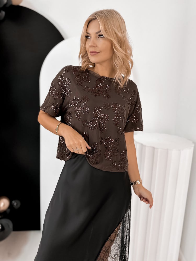 BLUZKA MONTLU BRĄZOWA