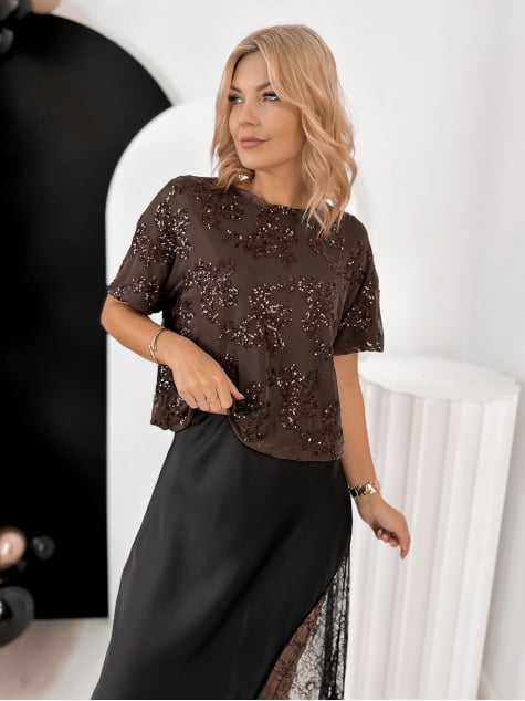 BLUZKA MONTLU BRĄZOWA