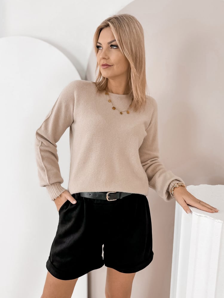 SWETER VALMONT BEŻOWY