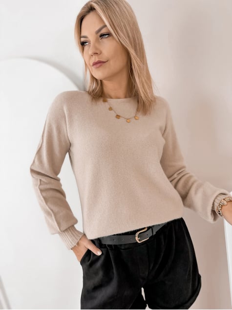 SWETER VALMONT BEŻOWY