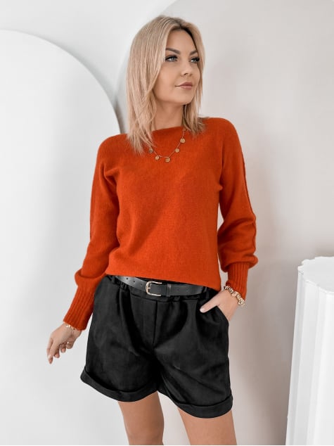 SWETER VALMONT POMARAŃCZOWY