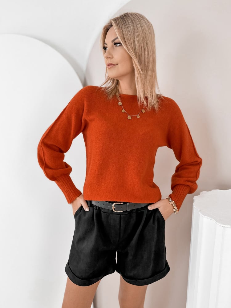 SWETER VALMONT POMARAŃCZOWY