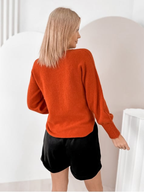 SWETER VALMONT POMARAŃCZOWY
