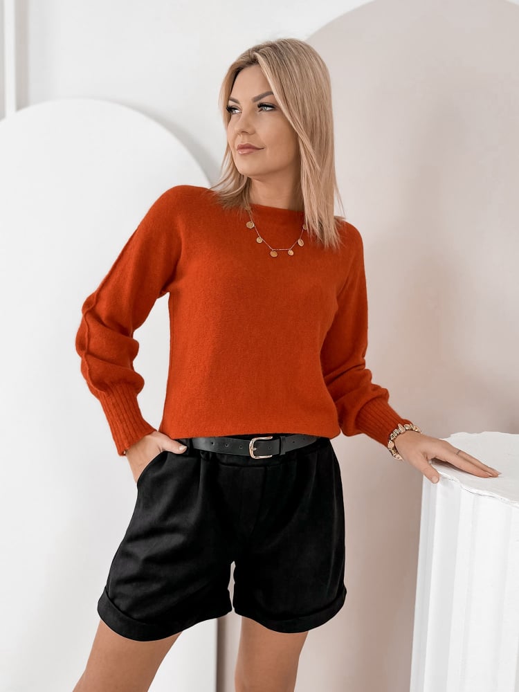 SWETER VALMONT POMARAŃCZOWY