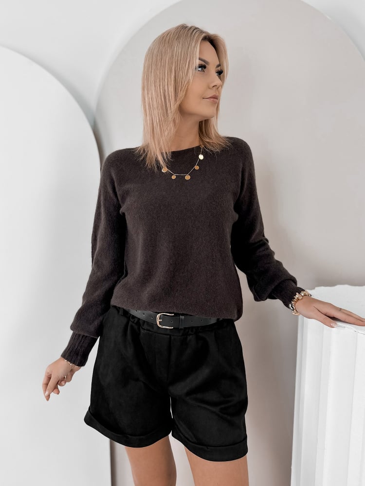 SWETER VALMONT BRĄZOWY