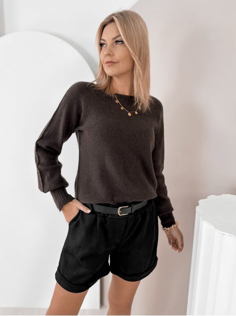 SWETER VALMONT BRĄZOWY