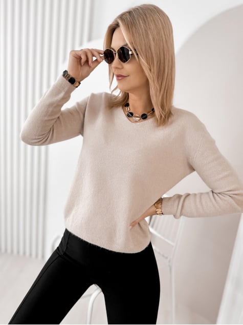 SWETER MONTCLAIR BEŻOWY