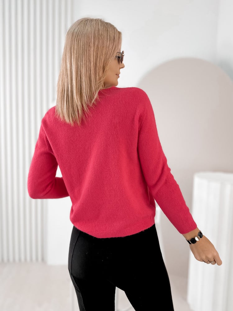 SWETER MONTCLAIR MALINOWY