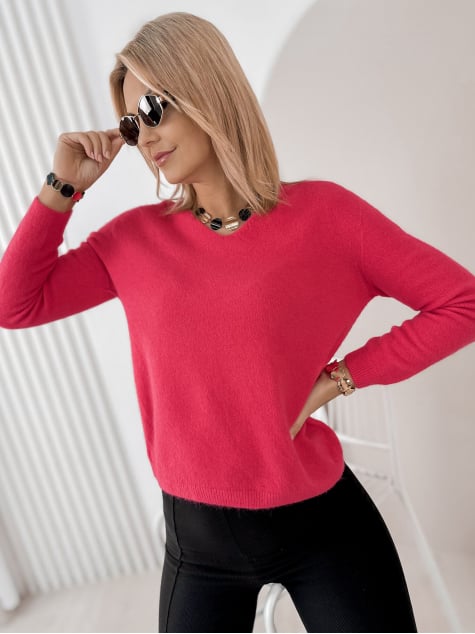 SWETER MONTCLAIR MALINOWY