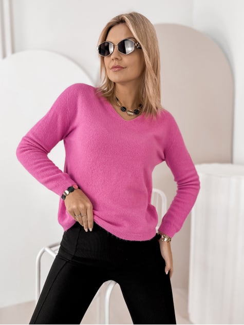 SWETER MONTCLAIR RÓŻOWY