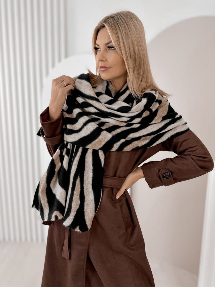 SZAL CORBELLE BEŻOWY