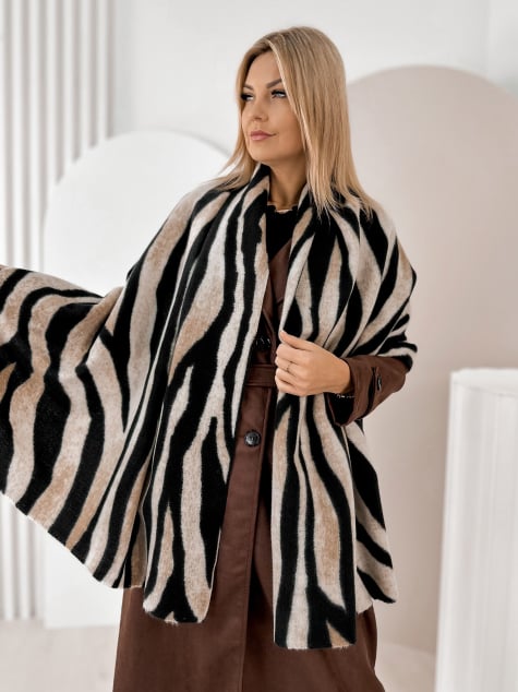 SZAL CORBELLE BEŻOWY