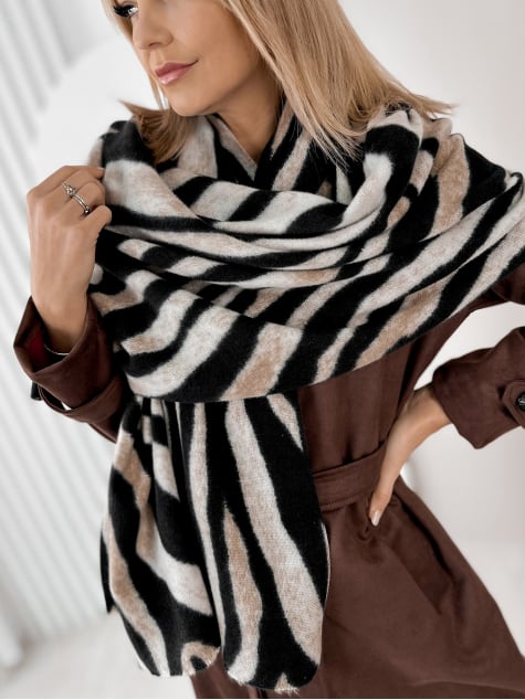 SZAL CORBELLE BEŻOWY