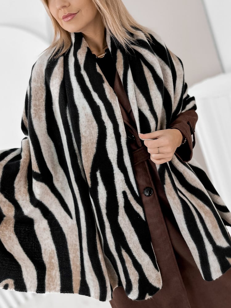 SZAL CORBELLE BEŻOWY