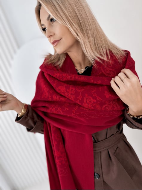 SZAL VERMILLE CZERWONY