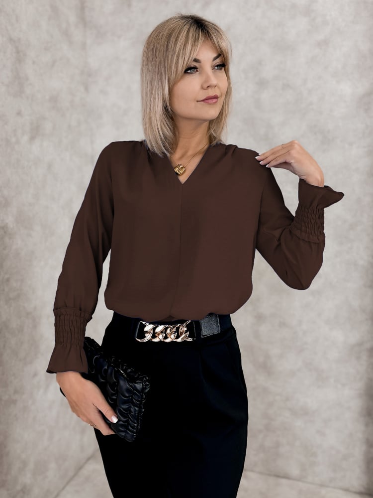 BLUZKA THELIA BRĄZOWA