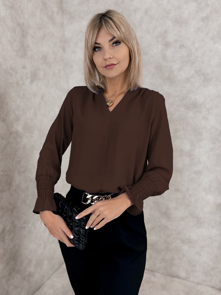 BLUZKA THELIA BRĄZOWA