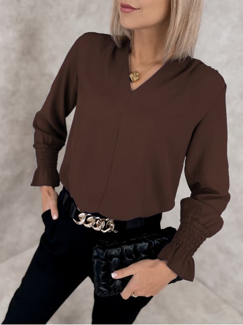 BLUZKA THELIA BRĄZOWA