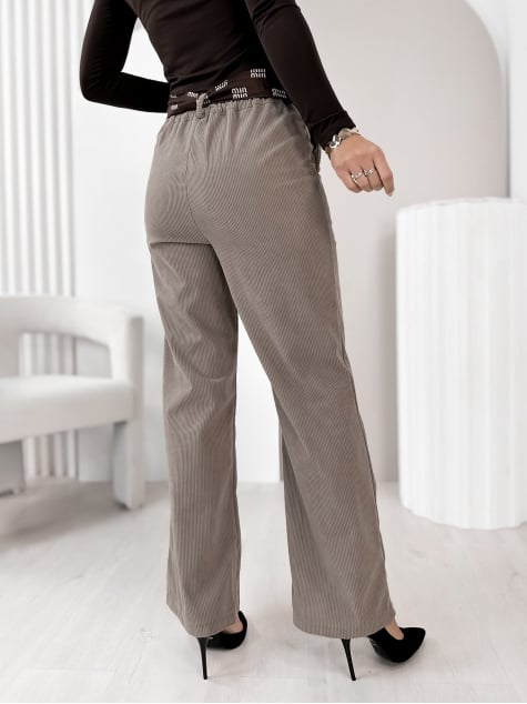 SPODNIE ENCINAR CIEMNOBEŻOWE